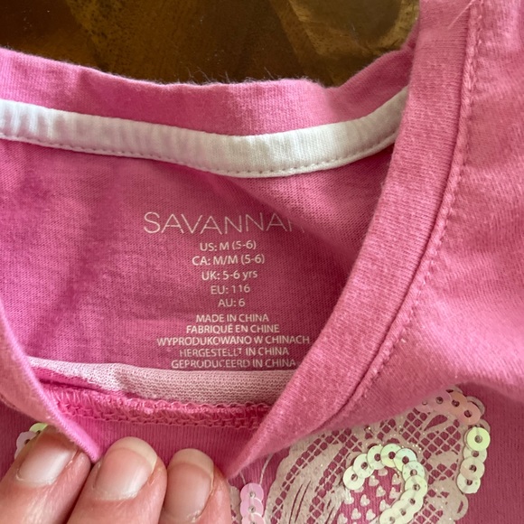 Pretty pink short sleeve top - Picture 3 of 3